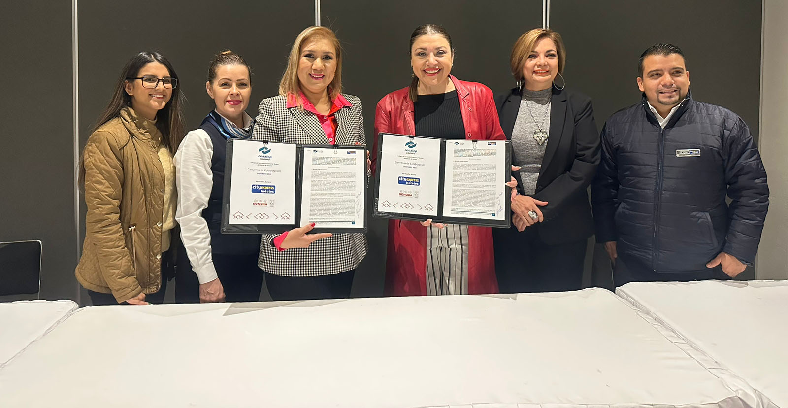 Firma de Convenio Entre Conalep Sonora y Hotel City Express.                                                                                                                                                                                              